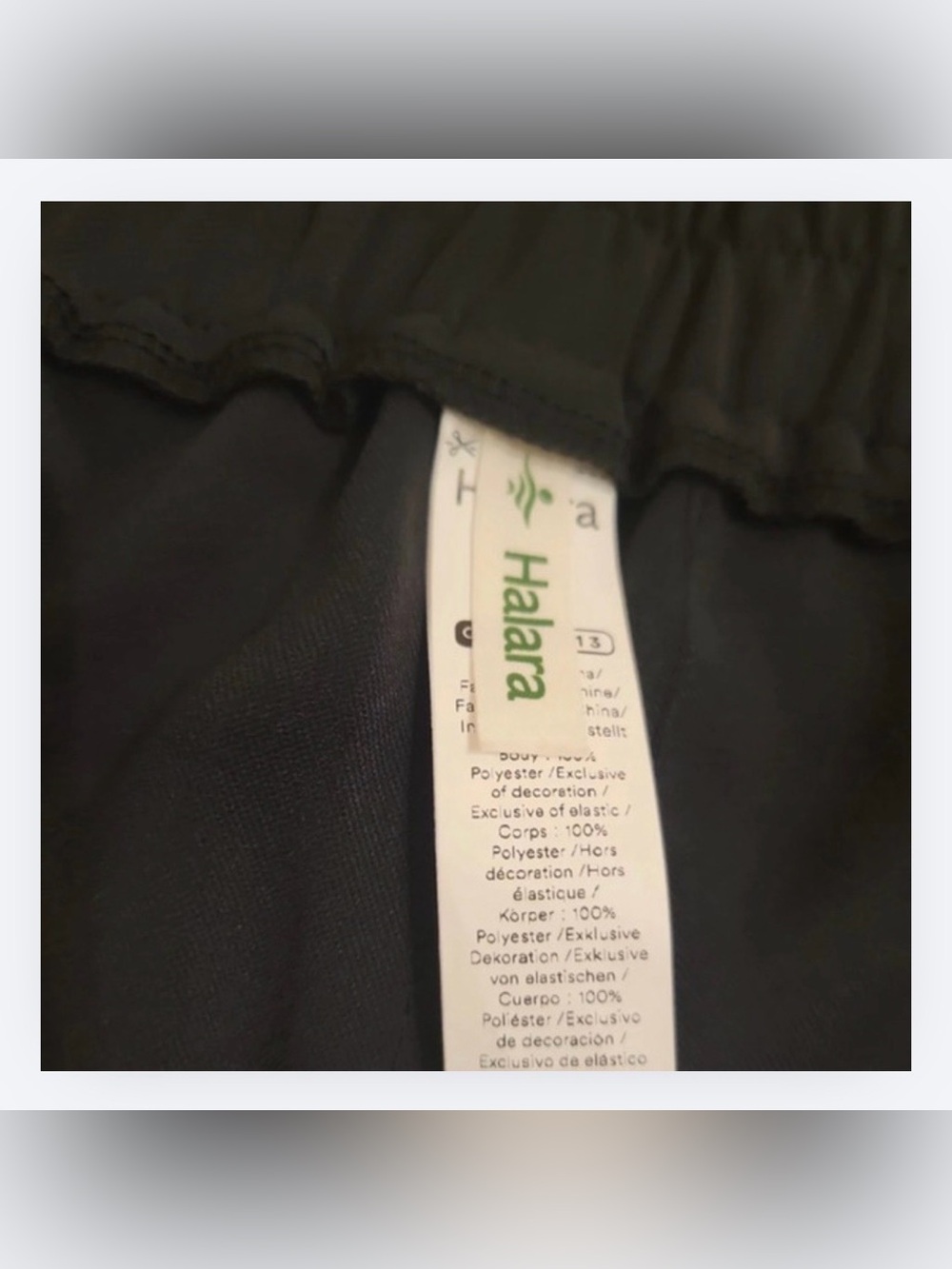 Halara Flex High Waisted Zipper Pocket Shirred Straight Leg Work Pant Sz XL Tall - Picture 3 of 7